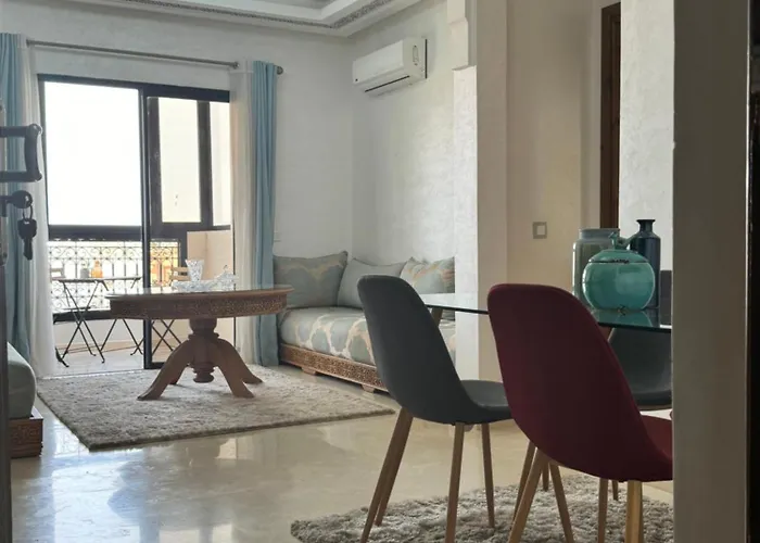 Appartement Malak - Residence Avec Piscine, Wifi, Gardien H24
